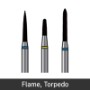 Diamond Point Pro Cut (5PCS) #Flame #Torpedo